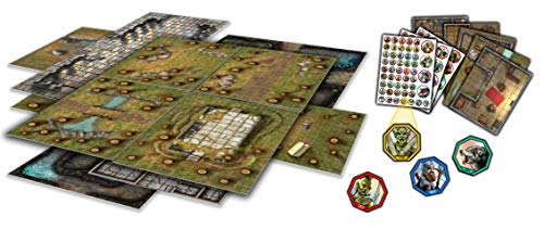 Loke Battle Mats Libro de Bandeja de Juego: Box of Adventure - RPG Maps & Tokens -1. Valley of Peril 021LBM