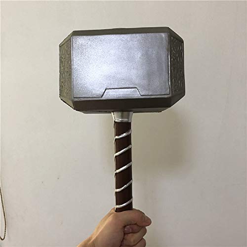 Lonme 44cm Thor's Hammer PU Foam 17" El Martillo de Thor Thunder Hammer Toy Collectors Cosplay Prop Fancy Dress Weapon