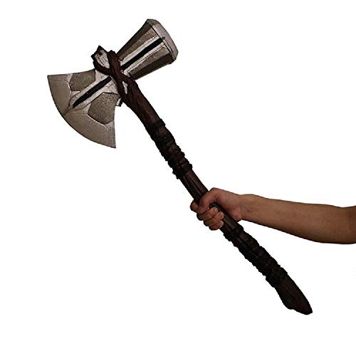 Lonme Martillo de Hacha de Thor Cosplay Prop 72cm Thor's Axe Hammer Kids Toys Thor Storm Breaker Prop Axe Boys Brithdays Gift
