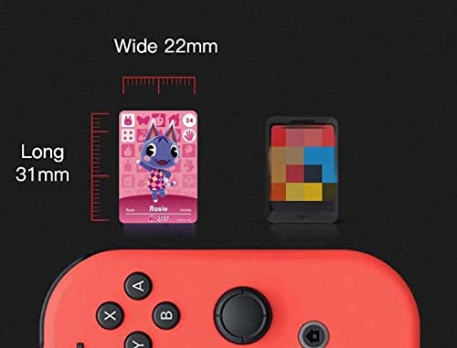 Lote de 24 tarjetas NFC para Amiibo Animal Crossing New Horizon compatible con Nintendo Switch Lite Wii U New 3DS Rare Villageois Serie 1 a 4 con funda de almacenamiento