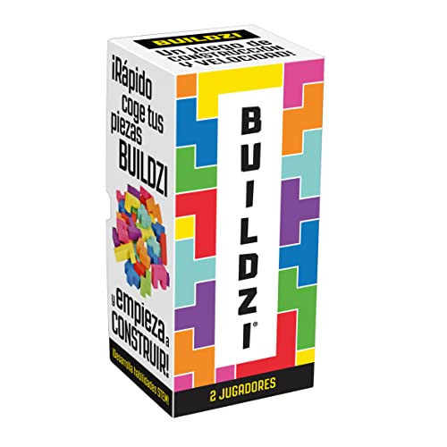 Ludilo - Buildzi, Juegos de Mesa, Juegos de lógica, Juego de rapidez, Juego visión Espacial, Juegos de Mesa niños 6 años , Juego 3D