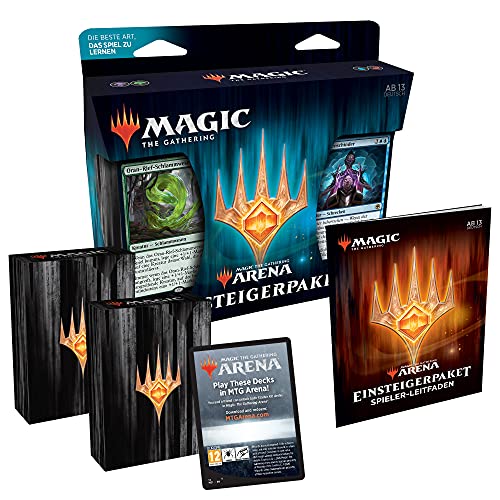 Magic the Gathering Arena Starter Pack, 2 mazos Principiantes listos para Jugar Exclusivo de Amazon