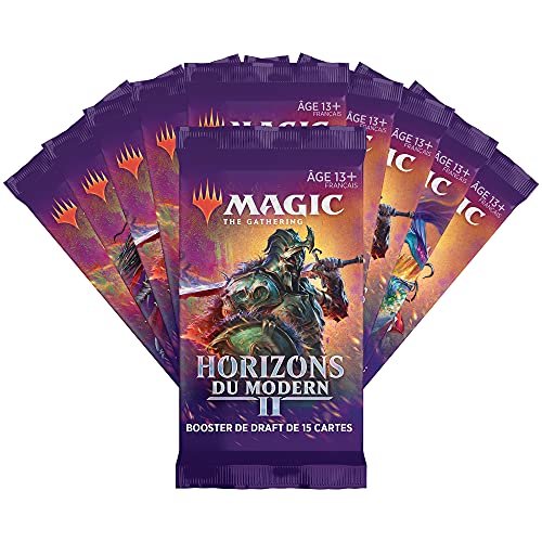 Magic: The Gathering- Bundle Horizons del Modern 2, 10 potenciadores de Draft y Accesorios