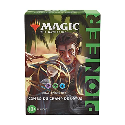 Magic The Gathering - Challenger Deck Pioneer Edición 2021 Combo del Campo de Lotus (Negro-Verde Azul)