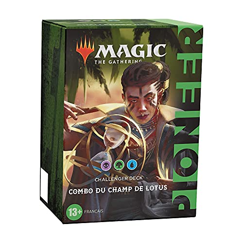 Magic The Gathering - Challenger Deck Pioneer Edición 2021 Combo del Campo de Lotus (Negro-Verde Azul)