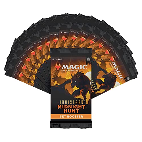 Magic The Gathering Innistrad: Midnight Hunt Set Booster Box, 30 Paquetes (Wizards of The Coast C89630001)
