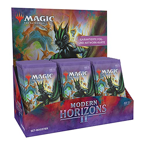 Magic the Gathering Modern Horizons 2 Juego de exposición, 30 Booster (versión Alemana)
