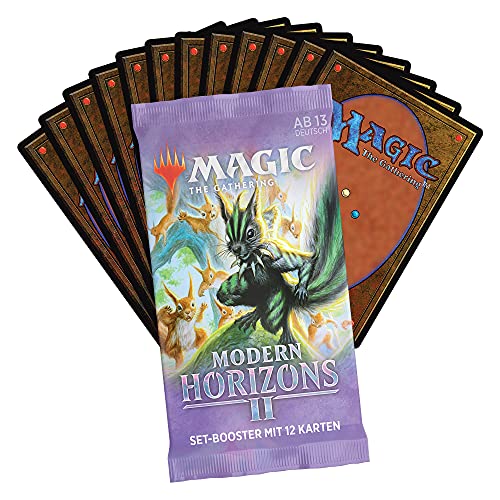 Magic the Gathering Modern Horizons 2 Juego de exposición, 30 Booster (versión Alemana)