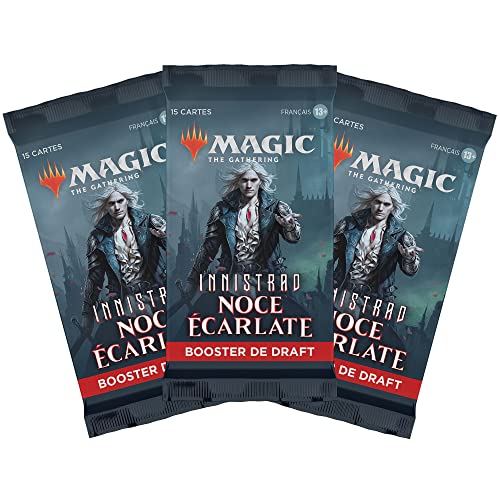 Magic The Gathering - Pack de 3 potenciadores Innistrad: Noce Escarlato