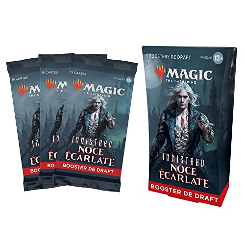 Magic The Gathering - Pack de 3 potenciadores Innistrad: Noce Escarlato