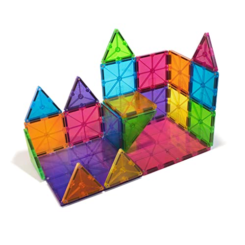 Magna-Tiles 2132, Clear Colors 32 Piece Set
