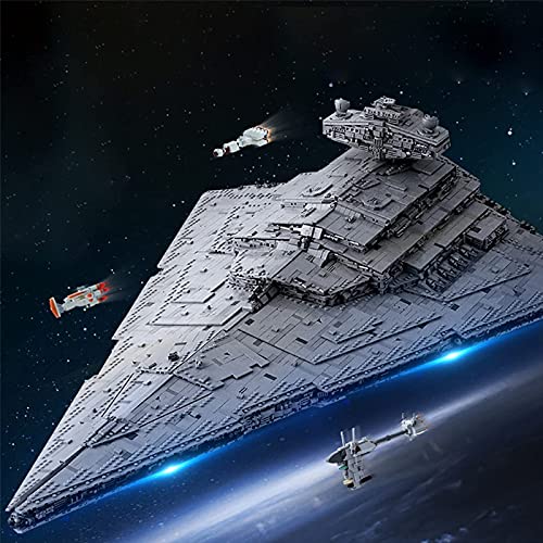 Maqueta de Destructor Estelar Technic,Star 11885 Bloques de terminales Imperial Star Destroyer compatible con Static,118 * 72 * 38