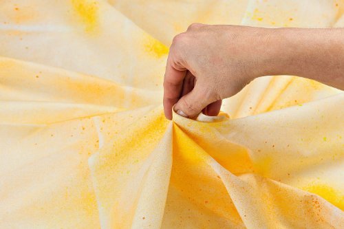 Marabu Sunshine Yellow - Pintura Textil con pulverizador (100 ml), Color Amarillo