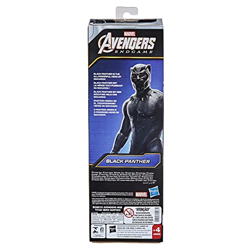 Marvel Avengers Titan Hero Series - Figura de acción de Pantera Negra de 30 cm, Edad: 4+