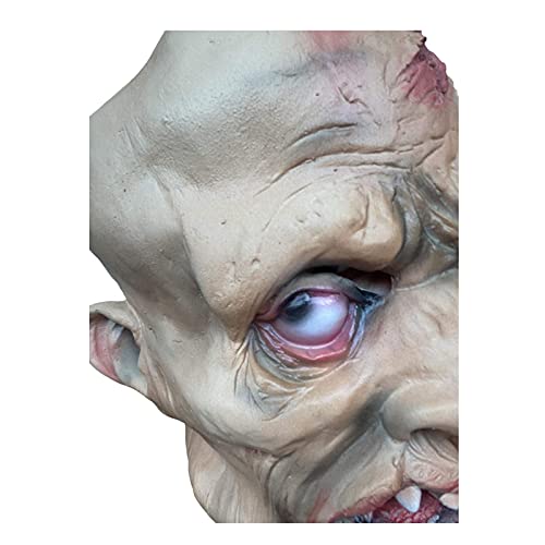 Máscara Jason Parte IV, Halloween, horror, asesino de lago de cristal, calidad de película, látex, adulto, talla única, accesorios de disfraces