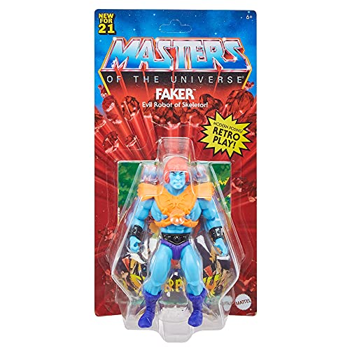 Masters of the Universe (Masters del Universo Orígenes Figura Faker, muñeco articulado de Juguete (Mattel GYY28)