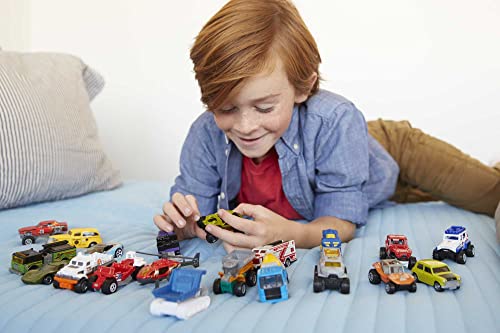 Matchbox Pack 20 coches de juguete, vehículos surtidos para niños +3 años (Mattel FGM48)