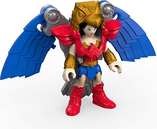 Mattel – DRT59 – Imaginext – DC Super Friends – Wonder Woman – Figura de Juguete con Accesorios de Traje de Vuelo