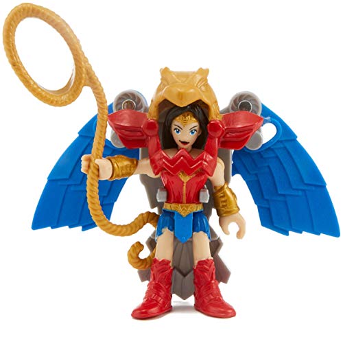 Mattel – DRT59 – Imaginext – DC Super Friends – Wonder Woman – Figura de Juguete con Accesorios de Traje de Vuelo