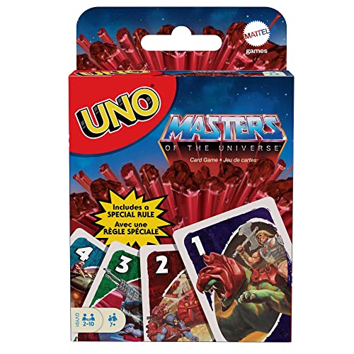 Mattel Games-GVY91 Juegos de Cartas, Color los Masters del Universo (GVY91)