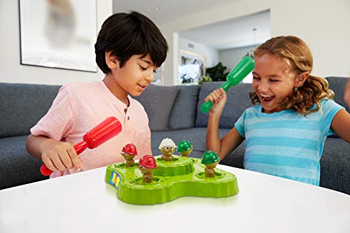 Mattel Games Whac-a-mole juego de mesa con luces y sonidos, juego para niños y niñas +4 años (Mattel GVD47)
