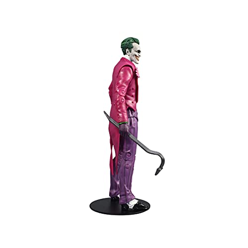 McFarlane TM30140 DC Multiverse Batman Tres Figuras 7IN WV1-THE Joker (Muerte en la Familia), Multicolor