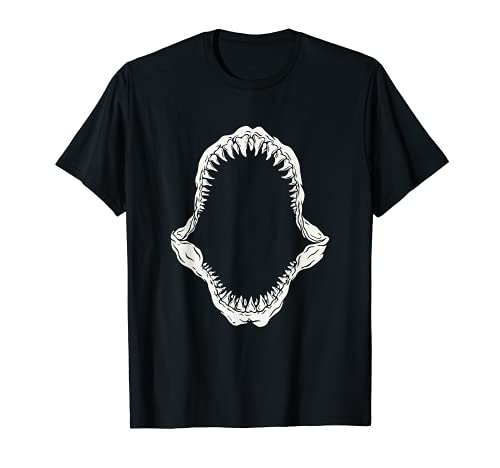 Megalodon Mandíbula Dientes de tiburón Tiburón gigante Shark Camiseta