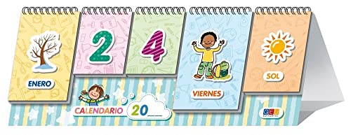 Mi primer Calendario: Aprendo Días y meses Junto con estaciones y Tiempo | Educación Infantil (Material de aula educación infantil)