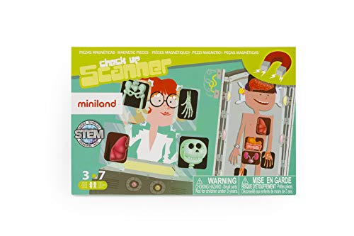 Miniland- On The Go: Check Up Scanner Juego magnético para niños. (31971)