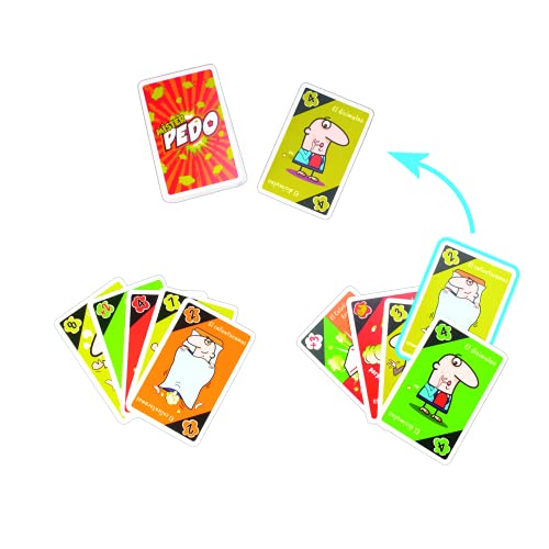 Míster Pedo, Juegos de cartas Explosivos, juego de mesa para niños 8 años o más, Imita Los Pedos Más Apestosos, Dinámico y Divertido