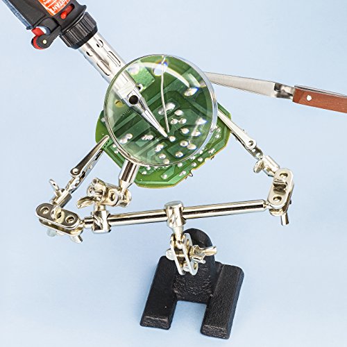 Modelcraft - Helping Hand with Glass Magnifier