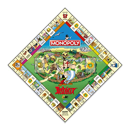 Monopoly Asterix y Obelix - Juego de Mesa de Las Propiedades Inmobiliarias - Versión en Español