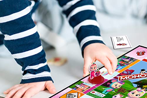 Monopoly Junior Bebes Llorones Lágrimas Mágicas - Juego de Mesa - Versión en español (WM02291-SPA)