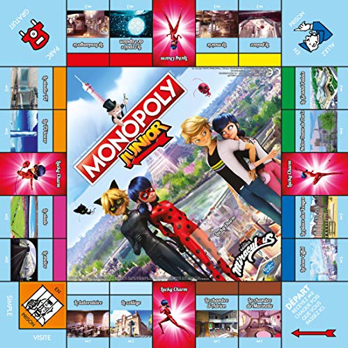 Monopoly Junior Miraculus - Juego de Mesa (versión Francesa)