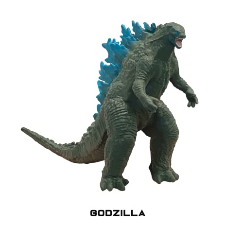 MonsterVerse Godzilla vs Kong Mini Monster de 5 cm, Paquete de 6, Multicolor (Flair Leisure Products MNG09000)