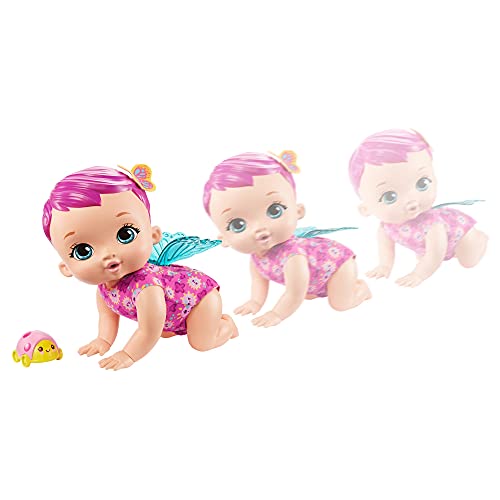 My Garden Baby GIGGLE & CRAWL BABY BUTTERFLY Doll, color (Mattel GYP31)