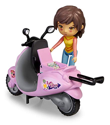 Mymy Becca + Delivery Bike - Pack de Figura con Moto y Accesorios para niños y niñas a Partir de 4 años - (Famosa 700016234)