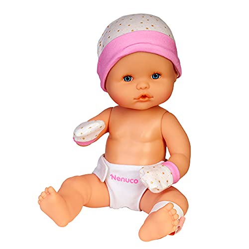 Nenuco - Doctora, ¿cómo está mi bebé? Muñeco de 35 cm recién nacido, incubadora con luces y sonidos y accesorios de enfermería como monitor New Born, para niños y niñas de 3 años, Famosa (700016660)