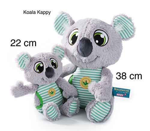 NICI- Dulces Sueños Koala Kappy peluche, Color gris, 38 cm (40844-411)