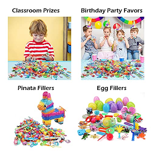 nicknack Rellenos de bolsas de fiesta, juguetes de bolsa de botín de cumpleaños para niños Gills Boys, juego de fiesta de cumpleaños de la escuela recompensas 200PCS
