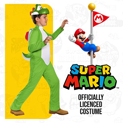 Nintendo DISK85140K Yoshi Deluxe Disfraz de Super Mario Brothers para niños, M