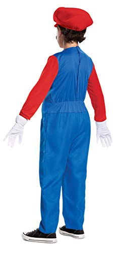 Nintendo Super Mario Bros DISK10772L - Disfraz de lujo para niños, talla S