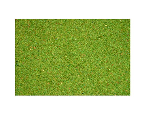 NOCH-00270 Tapiz de Hierba, Flores, 120 x 60 cm, Color Verde (00270)