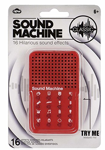 NPW Máquina de efectos sonoros - Juguete de pedos de broma - Rojo