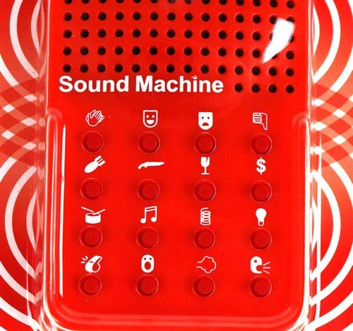 NPW Máquina de efectos sonoros - Juguete de pedos de broma - Rojo
