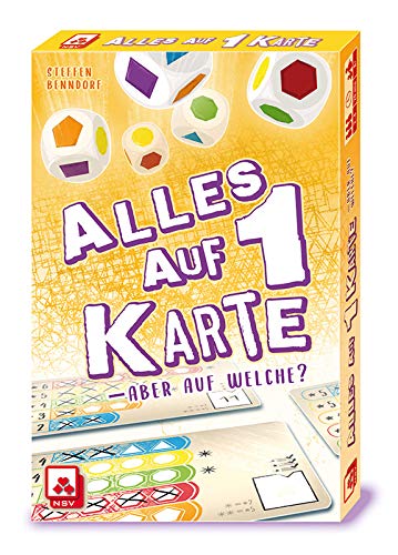 NSV - 4112 - ALLES AUF 1 KARTE - juego de dados (versión en alemán)
