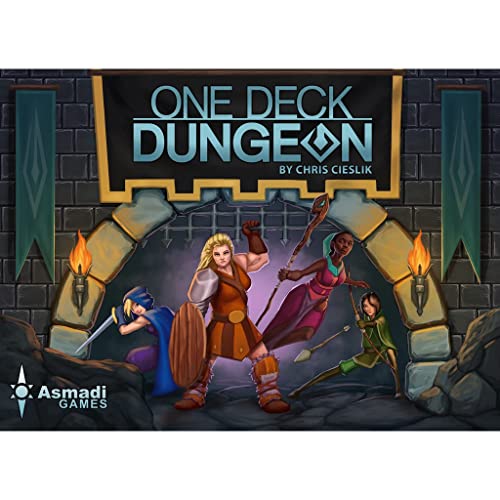 One Deck Dungeon - Lote de abyssales (1 abrebotella), color azul