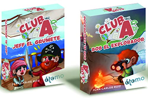 Pack 2 Juegos Club A: Jeff el Grumete y Bob el Explorador. Juegos educativos