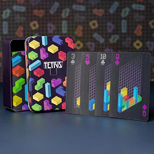 Paladone- Juego de Cartas, Multicolor (Tetris Lenticular Playing Cards) , color/modelo surtido