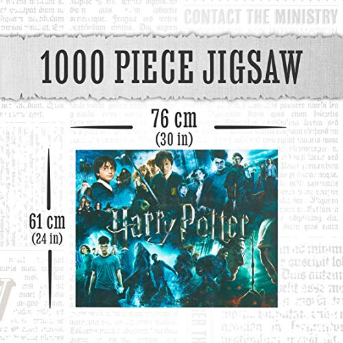 Paladone-RD-RS560055 Harry Potter - Puzzle de 1000 Piezas, Color (PP7527HPTX)